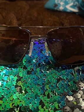 Serengeti Metal Frame Sunglasses with Brown Lenses